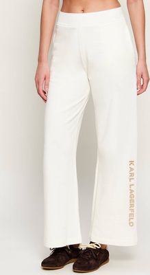Spodnie damskie na lato Karl Lagerfeld ze sklepu: Gomez Fashion Store w kategorii: Spodnie damskie - zdjęcie 874714-BD9-10338_KL262W000098C48
