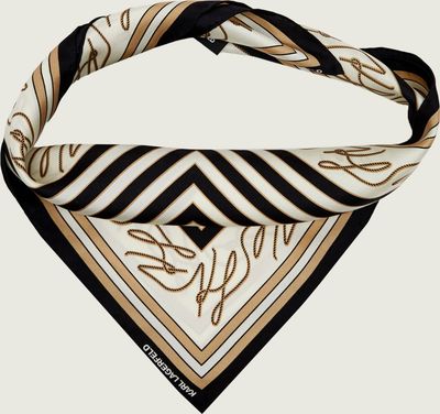 Szalik/chusta wiosenny Karl Lagerfeld ze sklepu: Gomez Fashion Store w kategorii: Szaliki i chusty damskie - zdjęcie 874714-BD9-10338_KL262W000120D61
