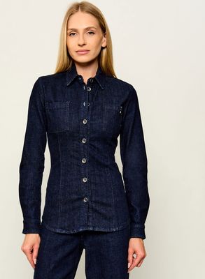Koszula damska casualowa jesienna Patrizia Pepe ze sklepu: Gomez Fashion Store w kategorii: Koszule damskie - zdjęcie 874714-BD9-10338_PK264W000012623