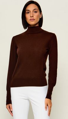 Sweter damski casual Patrizia Pepe ze sklepu: Gomez Fashion Store w kategorii: Swetry damskie - zdjęcie 874714-BD9-10338_PK264W000024691