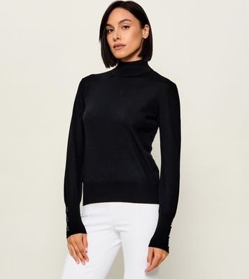 Sweter damski casualowy Patrizia Pepe ze sklepu: Gomez Fashion Store w kategorii: Swetry damskie - zdjęcie 874714-BD9-10338_PK264W000024049