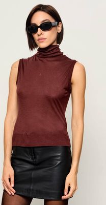 Bluzka damska na lato Patrizia Pepe ze sklepu: Gomez Fashion Store w kategorii: Bluzki damskie - zdjęcie 874714-BD9-10338_PK264W000028691