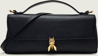 czarny Listonoszka elegancka Patrizia Pepe ze sklepu: Gomez Fashion Store w kategorii: Listonoszki