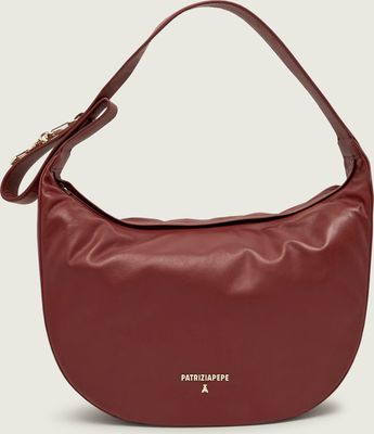 Patrizia Pepe - Torebka hobo elegancki ze sklepu: Gomez Fashion Store w kategorii: Torebki hobo - zdjęcie 874714-BD9-10338_PK264W000083680