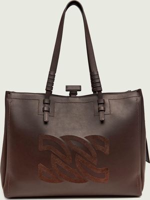 Shopper bag elegancka Casadei ze sklepu: Gomez Fashion Store w kategorii: Torby Shopper bag - zdjęcie 874714-BD9-10338_CD264W000001056