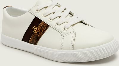 Trampki damskie na wiosnę LAUREN RALPH LAUREN ze sklepu: Gomez Fashion Store w kategorii: Trampki damskie - zdjęcie 874714-BD9-10338_RL264W00001711Y