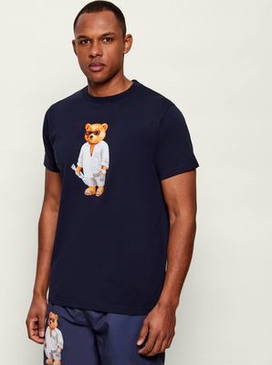 Baron Filou - T-shirt męski w stylu młodzieżowym ze sklepu: Gomez Fashion Store w kategorii: T-shirty męskie - zdjęcie 874714-BD9-10338_FB262M000039003