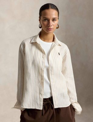 Koszula damska na wiosnę Polo Ralph Lauren ze sklepu: Gomez Fashion Store w kategorii: Koszule damskie - zdjęcie 874714-BD9-10338_PR262W00003577U