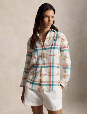 Koszula damska na wiosnę Polo Ralph Lauren ze sklepu: Gomez Fashion Store w kategorii: Koszule damskie - zdjęcie 874714-BD9-10338_PR262W00004886U