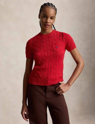 Polo Ralph Lauren - Sweter damski na lato ze sklepu: Gomez Fashion Store w kategorii: Swetry damskie - zdjęcie 874714-BD9-10338_PR262W00005596U
