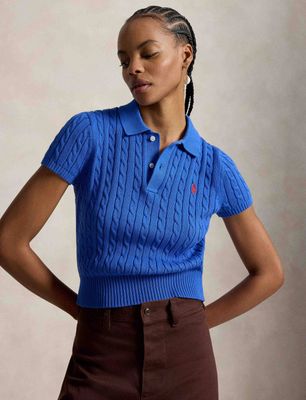 Sweter damski casual na lato Polo Ralph Lauren ze sklepu: Gomez Fashion Store w kategorii: Swetry damskie - zdjęcie 874714-BD9-10338_PR262W00005684U