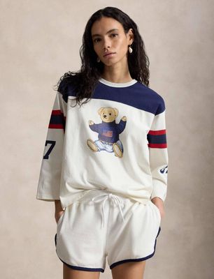 Bluzka damska na lato Polo Ralph Lauren ze sklepu: Gomez Fashion Store w kategorii: Bluzki damskie - zdjęcie 874714-BD9-10338_PR262W00005912W