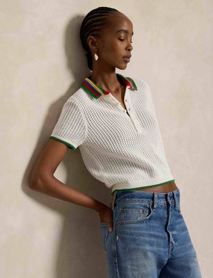 Sweter damski na lato casual Polo Ralph Lauren ze sklepu: Gomez Fashion Store w kategorii: Swetry damskie - zdjęcie 874714-BD9-10338_PR262W000063H20