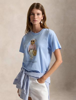Bluzka damska Polo Ralph Lauren ze sklepu: Gomez Fashion Store w kategorii: Bluzki damskie - zdjęcie 874714-BD9-10338_PR262W000066LY9