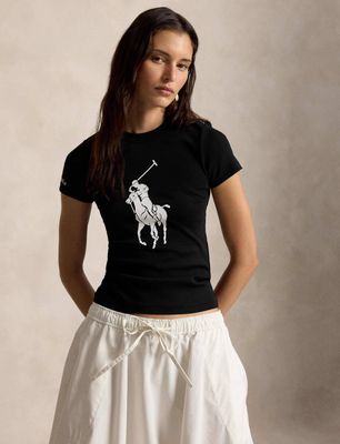 Bluzka damska Polo Ralph Lauren ze sklepu: Gomez Fashion Store w kategorii: Bluzki damskie - zdjęcie 874714-BD9-10338_PR262W000085F04