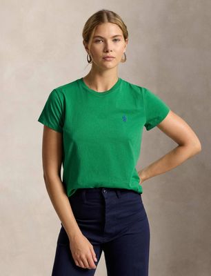 Bluzka damska na lato Polo Ralph Lauren ze sklepu: Gomez Fashion Store w kategorii: Bluzki damskie - zdjęcie 874714-BD9-10338_PR262W00008729W