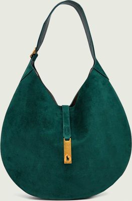 Torebka hobo elegancki Polo Ralph Lauren ze sklepu: Gomez Fashion Store w kategorii: Torebki hobo - zdjęcie 874714-BD9-10338_PR264W00000858W