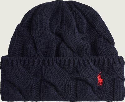 Czapka zimowa damska Polo Ralph Lauren ze sklepu: Gomez Fashion Store w kategorii: Czapki zimowe damskie - zdjęcie 874714-BD9-10338_PR264W000046E87