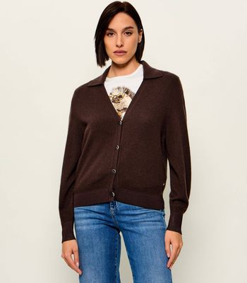 Marc Cain - Sweter damski casual ze sklepu: Gomez Fashion Store w kategorii: Swetry damskie - zdjęcie 874714-BD9-10338_CR264W000009697