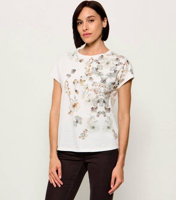 Bluzka damska na wiosnę Marc Cain ze sklepu: Gomez Fashion Store w kategorii: Bluzki damskie - zdjęcie 874714-BD9-10338_CR264W000023110