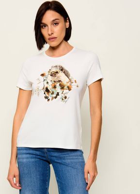 Bluzka damska wiosenna młodzieżowa Marc Cain ze sklepu: Gomez Fashion Store w kategorii: Bluzki damskie - zdjęcie 874714-BD9-10338_CR264W000024110
