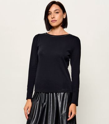 Marc Cain - Bluzka damska ze sklepu: Gomez Fashion Store w kategorii: Bluzki damskie - zdjęcie 874714-BD9-10338_CR264W000042900