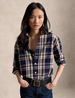 Koszula damska jesienna Polo Ralph Lauren ze sklepu: Gomez Fashion Store w kategorii: Koszule damskie - zdjęcie 874714-BD9-10338_PR264W00008648Y