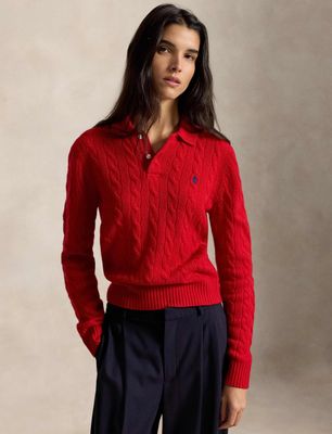 Sweter damski Polo Ralph Lauren ze sklepu: Gomez Fashion Store w kategorii: Swetry damskie - zdjęcie 874714-BD9-10338_PR264W00009665Y