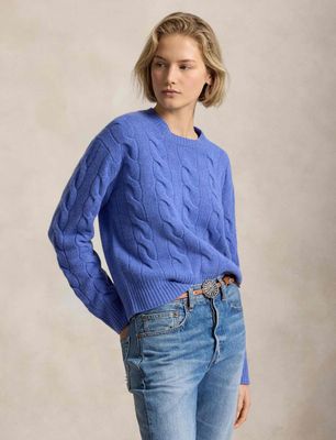 Sweter damski casualowy na zimę Polo Ralph Lauren ze sklepu: Gomez Fashion Store w kategorii: Swetry damskie - zdjęcie 874714-BD9-10338_PR264W00010169Y
