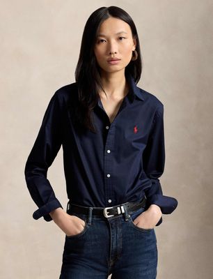 Koszula damska casual Polo Ralph Lauren ze sklepu: Gomez Fashion Store w kategorii: Koszule damskie - zdjęcie 874714-BD9-10338_PR264W00010273Y