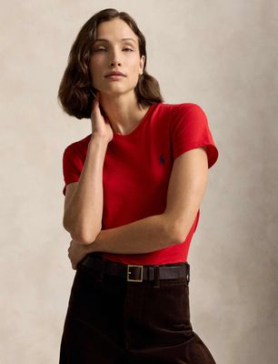 Polo Ralph Lauren - Bluzka damska casual ze sklepu: Gomez Fashion Store w kategorii: Bluzki damskie - zdjęcie 874714-BD9-10338_PR264W00011186Y
