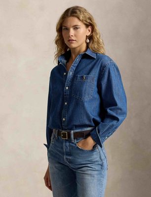 Koszula damska casual Polo Ralph Lauren ze sklepu: Gomez Fashion Store w kategorii: Koszule damskie - zdjęcie 874714-BD9-10338_PR264W00011693Y