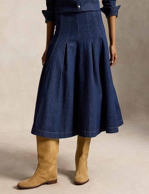 Spódnica Polo Ralph Lauren ze sklepu: Gomez Fashion Store w kategorii: Spódnice - zdjęcie 874714-BD9-10338_PR264W00012712Z