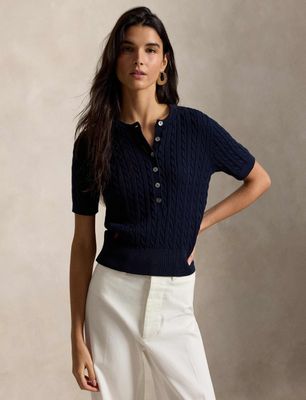 Sweter damski casualowy Polo Ralph Lauren ze sklepu: Gomez Fashion Store w kategorii: Swetry damskie - zdjęcie 874714-BD9-10338_PR264W000128E88
