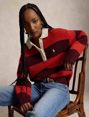 Sweter damski Polo Ralph Lauren ze sklepu: Gomez Fashion Store w kategorii: Swetry damskie - zdjęcie 874714-BD9-10338_PR264W00013015Z