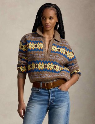 Sweter damski casualowy Polo Ralph Lauren ze sklepu: Gomez Fashion Store w kategorii: Swetry damskie - zdjęcie 874714-BD9-10338_PR264W000133FY1