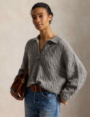 Sweter damski casualowy Polo Ralph Lauren ze sklepu: Gomez Fashion Store w kategorii: Swetry damskie - zdjęcie 874714-BD9-10338_PR264W00013418Z