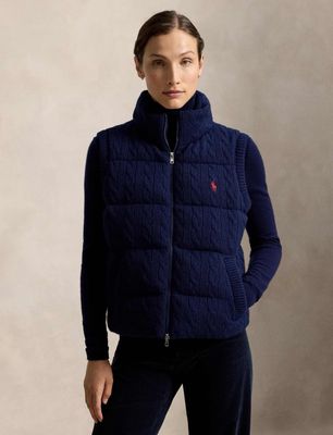 Polo Ralph Lauren - Kamizelka damska casualowa ze sklepu: Gomez Fashion Store w kategorii: Kamizelki damskie - zdjęcie 874714-BD9-10338_PR264W000162AC8