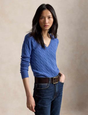 Polo Ralph Lauren - Sweter damski na zimę ze sklepu: Gomez Fashion Store w kategorii: Swetry damskie - zdjęcie 874714-BD9-10338_PR264W00008849Z