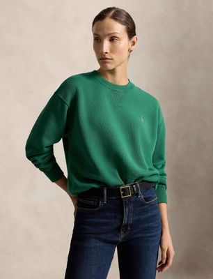 Bluza damska casual jesienna Polo Ralph Lauren ze sklepu: Gomez Fashion Store w kategorii: Bluzy damskie - zdjęcie 874714-BD9-10338_PR264W00017438Z
