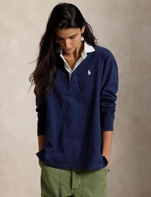 Bluzka damska jesienna Polo Ralph Lauren ze sklepu: Gomez Fashion Store w kategorii: Bluzki damskie - zdjęcie 874714-BD9-10338_PR264W00017858Z