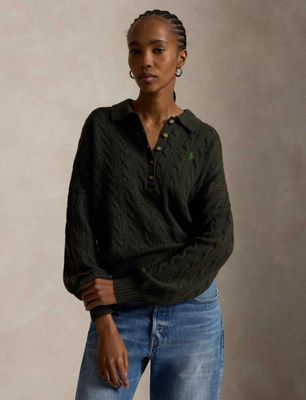 Sweter damski casual Polo Ralph Lauren ze sklepu: Gomez Fashion Store w kategorii: Swetry damskie - zdjęcie 874714-BD9-10338_PR264W00013499Y