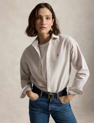 Koszula damska na wiosnę Polo Ralph Lauren ze sklepu: Gomez Fashion Store w kategorii: Koszule damskie - zdjęcie 874714-BD9-10338_PR264W00015962Z