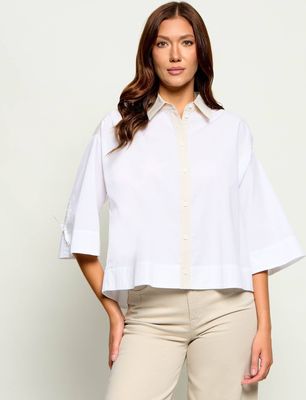 Koszula damska wiosenna Marc Cain ze sklepu: Gomez Fashion Store w kategorii: Koszule damskie - zdjęcie 874714-BD9-10338_CR264W000064110