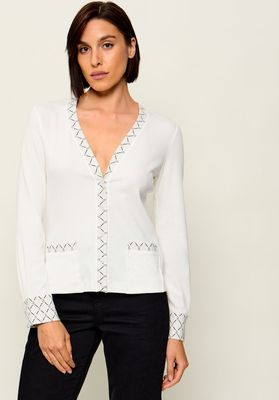 Bluzka damska Marc Cain ze sklepu: Gomez Fashion Store w kategorii: Bluzki damskie - zdjęcie 874714-BD9-10338_CR264W000071110