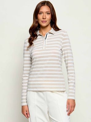 Bluzka damska casual Marc Cain ze sklepu: Gomez Fashion Store w kategorii: Bluzki damskie - zdjęcie 874714-BD9-10338_CR264W000077414