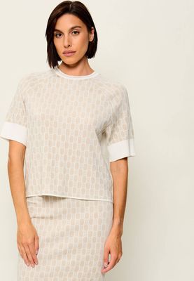 Bluzka damska na wiosnę Marc Cain ze sklepu: Gomez Fashion Store w kategorii: Bluzki damskie - zdjęcie 874714-BD9-10338_CR264W000081182