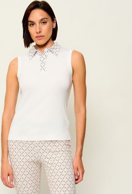 Bluzka damska na lato Marc Cain ze sklepu: Gomez Fashion Store w kategorii: Bluzki damskie - zdjęcie 874714-BD9-10338_CR264W000083110