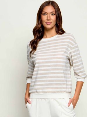 Marc Cain - Bluzka damska casualowa ze sklepu: Gomez Fashion Store w kategorii: Bluzki damskie - zdjęcie 874714-BD9-10338_CR264W000085414