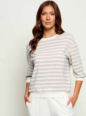 Marc Cain - Bluzka damska casualowa ze sklepu: Gomez Fashion Store w kategorii: Bluzki damskie - zdjęcie 874714-BD9-10338_CR264W000085414